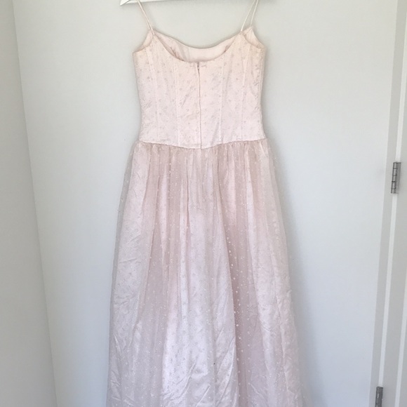 Glittery Pink Gunne Sax Dress by Jessica McClintock - Picture 7 of 9